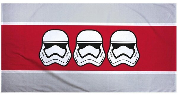 Bavlněná plážová osuška Star Wars - motiv Stormtroopers - 100% bavlna - 70 x 140 cm