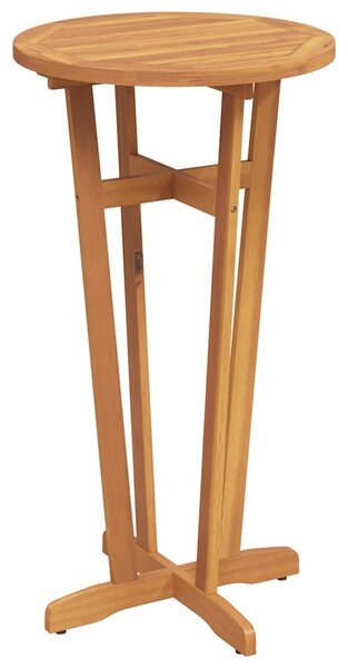 Zahradní barový stůl Ø 60 x 105 cm masivní akáciové dřevo 319698