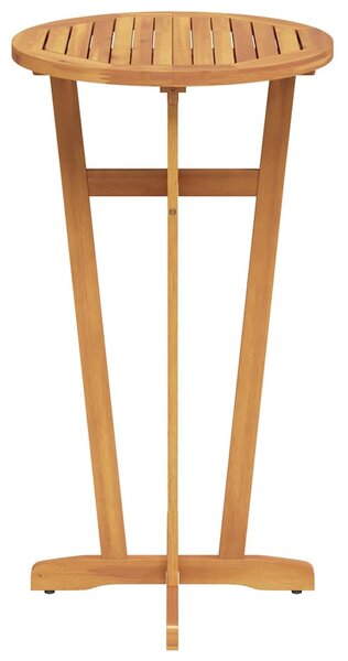 Zahradní barový stůl Ø 60 x 105 cm masivní akáciové dřevo 319698