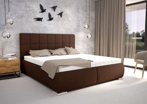 Blanář Sanza postel vč. roštů 180 x 200 cm, hnědá