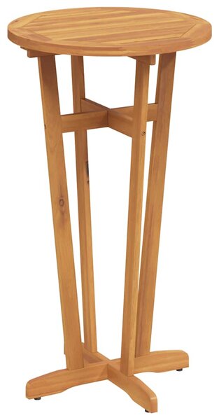 Zahradní barový stůl Ø 60 x 105 cm masivní akáciové dřevo 319698