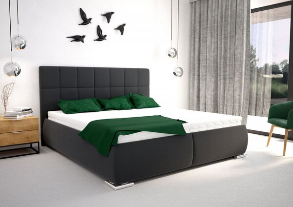Blanář Sanza postel vč. roštů 180 x 200 cm, šedá