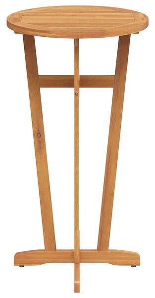 Zahradní barový stůl Ø 60 x 105 cm masivní akáciové dřevo 319698