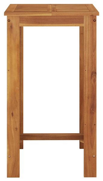 Zahradní barový stůl 60 x 60 x 105 cm masivní akáciové dřevo 319700