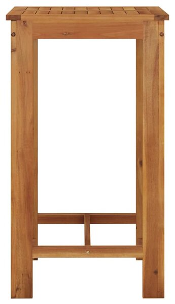 Zahradní barový stůl 60 x 60 x 105 cm masivní akáciové dřevo 319700