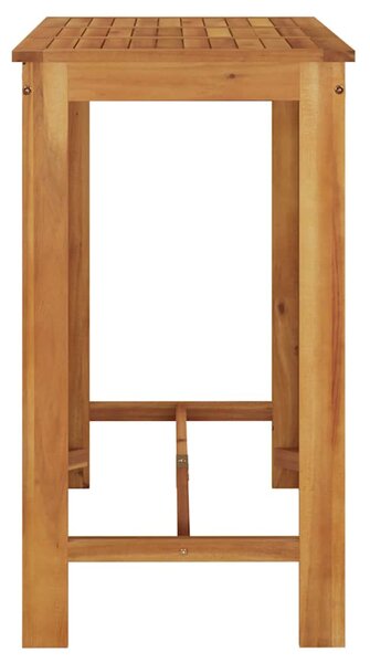 Zahradní barový stůl 120 x 60 x 105 cm masivní akáciové dřevo 319701