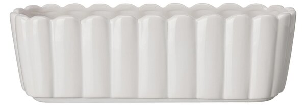 Květináč Edna Oval White 30 cm Wikholm Form