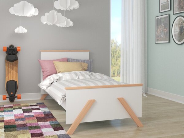 Postel s úložným prostorem 90x200 cm cm - Koral