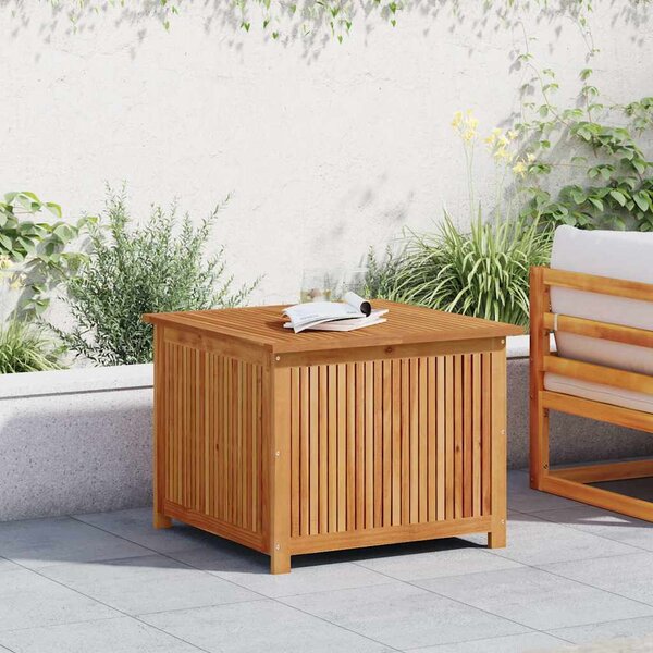 Zahradní úložný box 75 x 75 x 58 cm masivní akáciové dřevo 319706