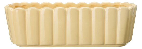 Květináč Edna Oval Light Yellow 30 cm Wikholm Form