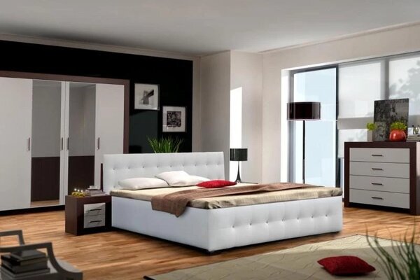 Postel Figaro BIS, bílá, 200x140