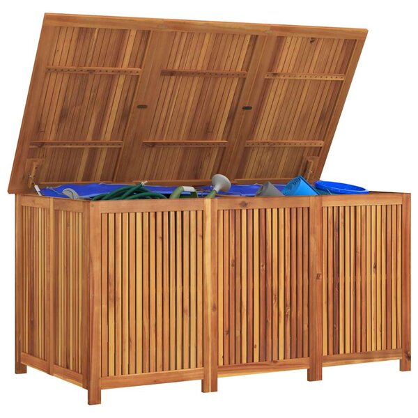Zahradní úložný box 150 x 80 x 75 cm masivní akáciové dřevo 319707