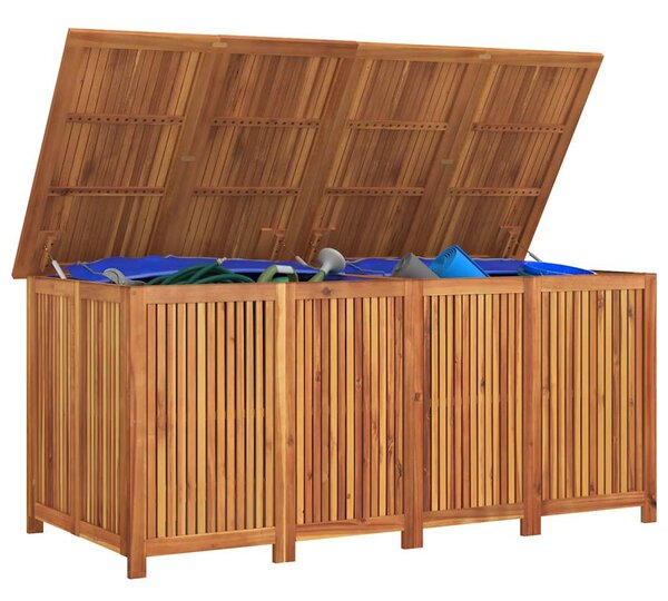 Zahradní úložný box 175 x 80 x 75 cm masivní akáciové dřevo 319708