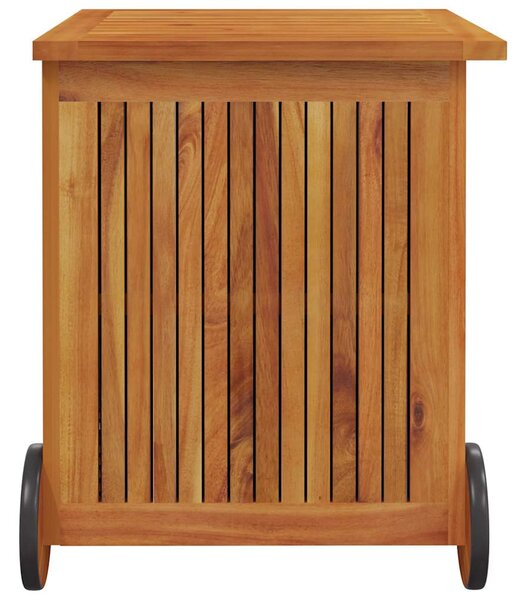 Zahradní úložný box s kolečky 60 x 50 x 58 cm masivní akácie 319710