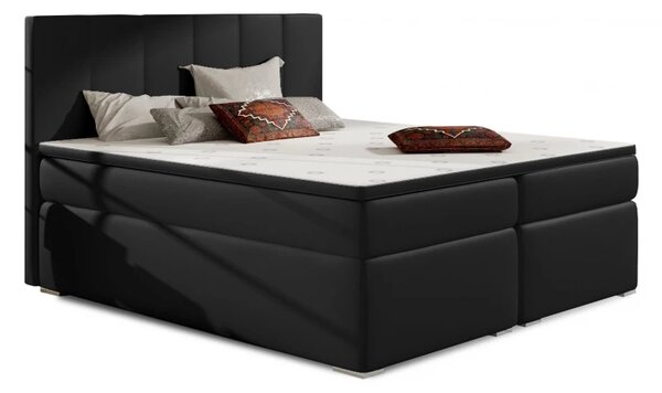 Postel Boxspring Boleria 180x200, fialová (látka - bb 08)