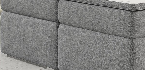Postel Boxspring Divalia 200x180, fialová (látka - bd 08)