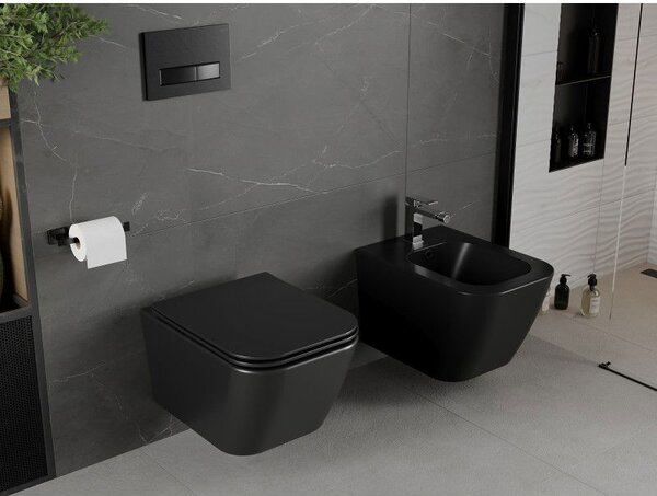 Mexen Madox bidet závěsný, černá matná - 35155170