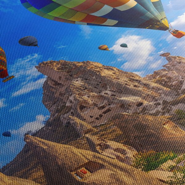Obraz - Horkovzdušné balóny, Cappadocia, Turkey. (70x50 cm)