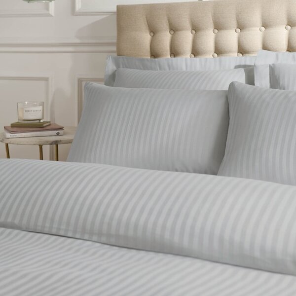 Damaškové povlaky na polštáře v sadě 2 ks 50x75 cm Satin Stripe – Catherine Lansfield