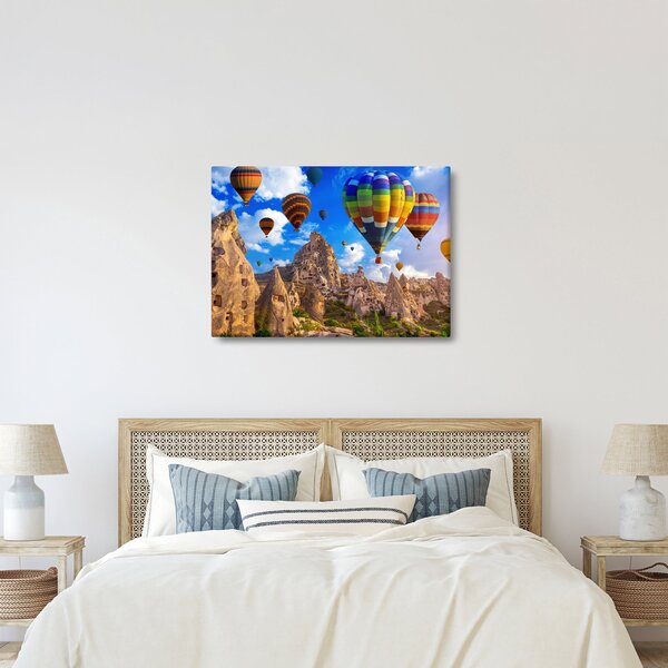 Obraz - Horkovzdušné balóny, Cappadocia, Turkey. (70x50 cm)