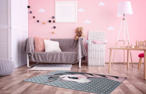 Dětský koberec Kids 590 pink 80x150 cm