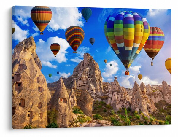 Obraz - Horkovzdušné balóny, Cappadocia, Turkey. (70x50 cm)