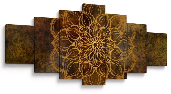 Obraz - Mandala radosti (210x100 cm)