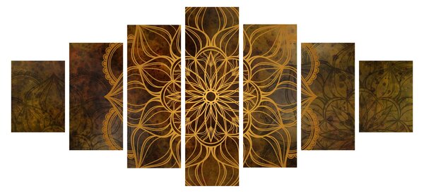 Obraz - Mandala radosti (210x100 cm)