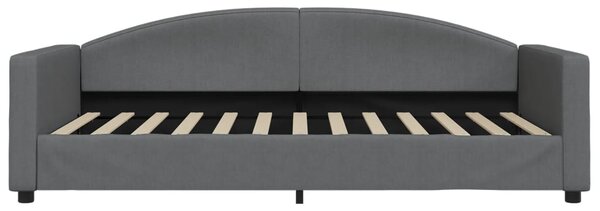 Válenda s přistýlkou tmavě šedá 100 x 200 cm textil 3197194