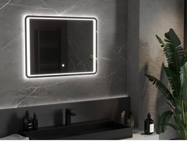Mexen Zusa osvětlené koupelnové zrcadlo 80 x 60 cm, LED 6000K, anti-pára - 9808-080-060-611-00