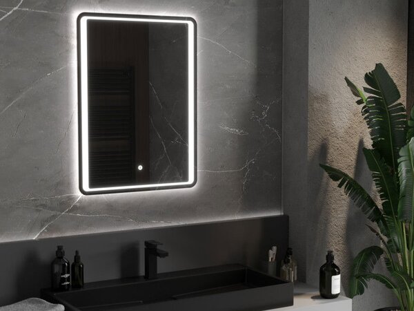 Mexen Zusa koupelnové zrcadlo s osvětlením 60 x 80 cm, LED 6000K, antipára - 9808-060-080-611-00