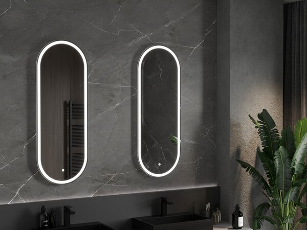 Mexen Bono koupelnové zrcadlo podsvícené 45 x 120 cm, LED 6000K, anti-pára - 9816-045-120-611-00