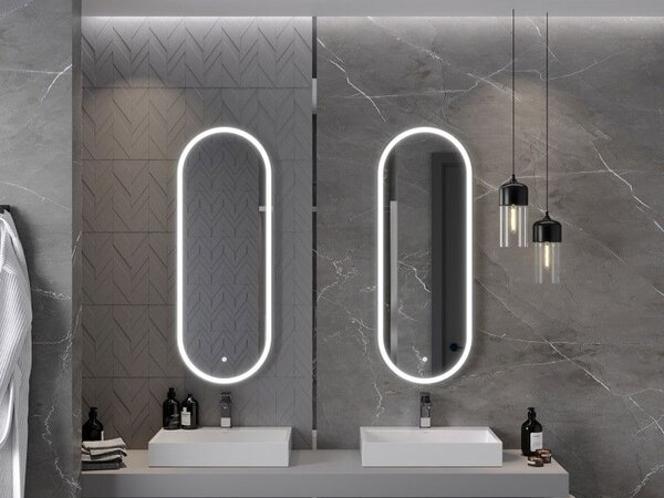 Mexen Bono koupelnové zrcadlo podsvícené 45 x 120 cm, LED 6000K, anti-pára - 9816-045-120-611-00