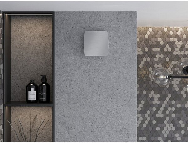 Mexen AXS 100 koupelnový ventilátor, stříbrný - W9601-100-11