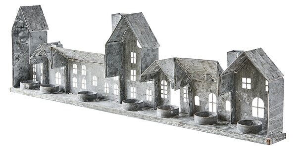 Intuition Kovová lucerna FENIX – městečko Grey/White 68 cm