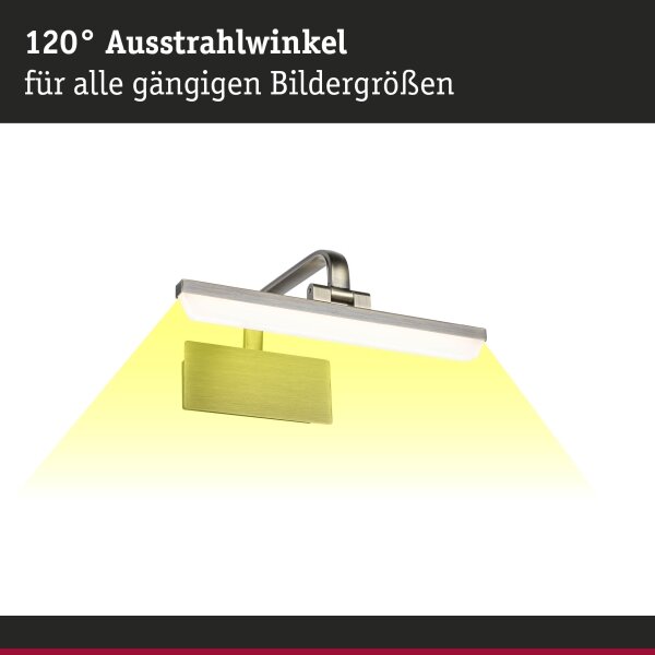 Paulmann 95568 - LED/6W Obrazové svítidlo RENAN 230V 30 cm mosaz