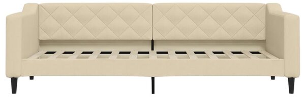 Válenda s matrací krémová 80 x 200 cm textil 3197407