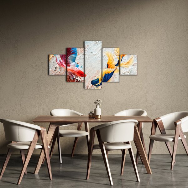 Obraz - Ryby bojovnice (125x70 cm)