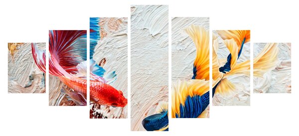 Obraz - Ryby bojovnice (210x100 cm)
