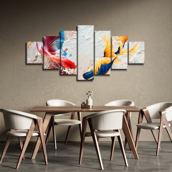 Obraz - Ryby bojovnice (210x100 cm)