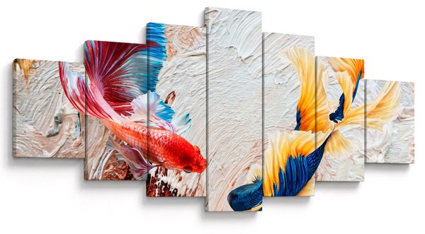 Obraz - Ryby bojovnice (210x100 cm)