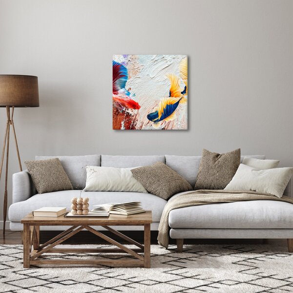 Obraz - Ryby bojovnice (30x30 cm)