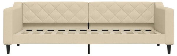 Válenda s přistýlkou krémová 80 x 200 cm textil 3197425