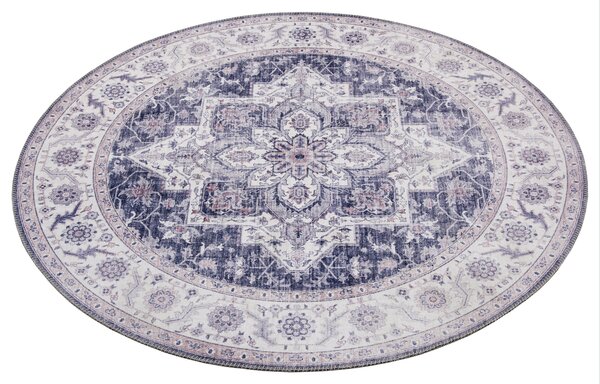Kusový koberec Asmar 104003 Mauve/Pink kruh 160x160 cm