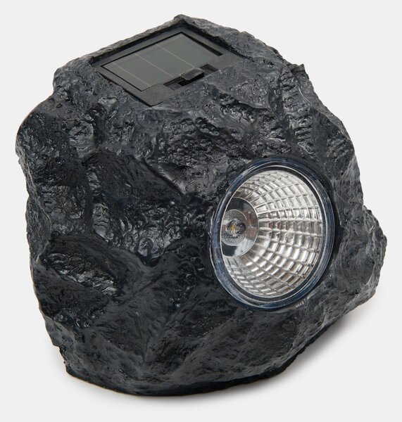 Sinsay - Zahradní solární LED lampa ve tvaru kamene - šedá