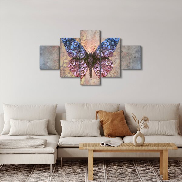 Obraz - Steampunk motýl (125x70 cm)