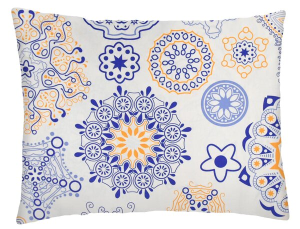 XPOSE® Bavlněný povlak na polštář CARDI - modrý 70x90 cm