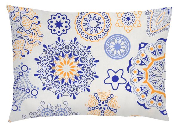 XPOSE® Bavlněný povlak na polštář CARDI - modrý 50x70 cm