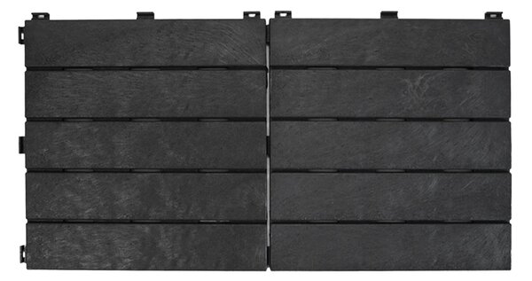 Multy home Gumová dlaždice NATURAL STONE 30 x 30 cm, antracit MHEU5100146, 1 ks 4016.91.00
