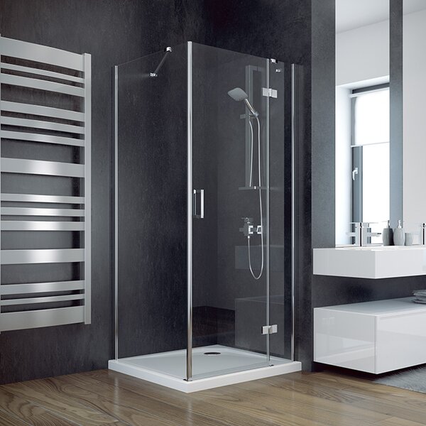 Besco Čtvercový sprchový kout VIVA I SQ 80x80 (90x90), výška 195 cm - bez vaničky Rozměry (cm): 80x80, Orientace: Pravá